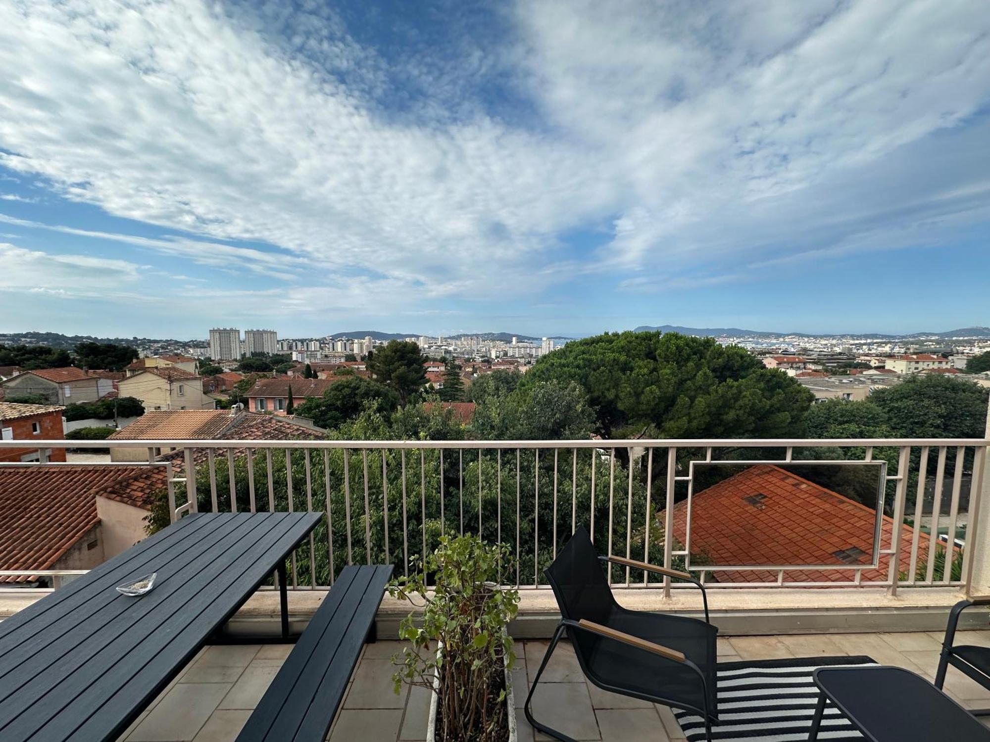 Апартаменти T4 Avec Terrasse Et Garage Prive Тулон Екстер'єр фото